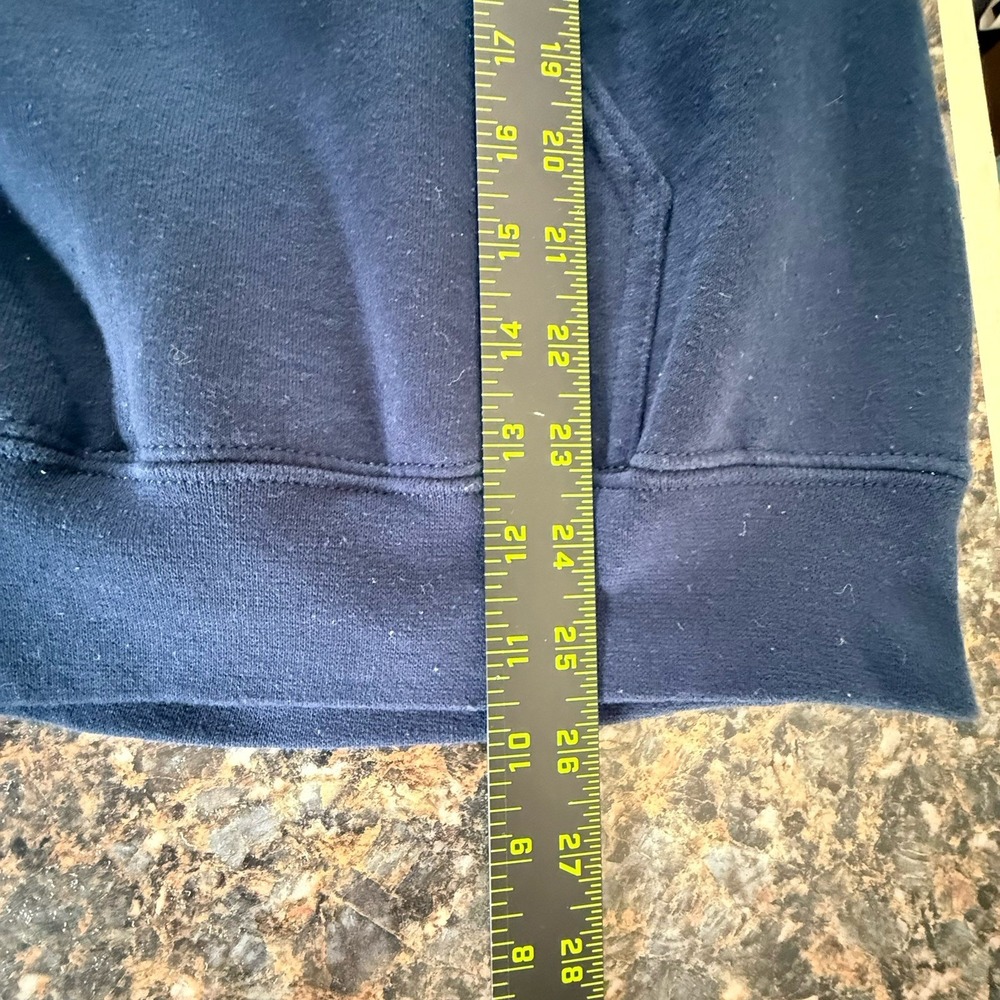 Ghirardelli Gildan Sz Small Navy Blue DryBlend Pullover Hoodie San Francisco EUC - Picture 8 of 8